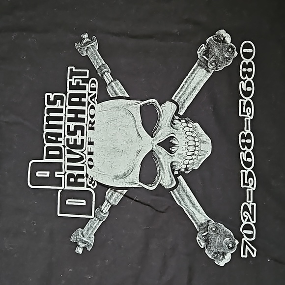 Adam's Driveshaft Black Tee Large - Picture 4 of 8